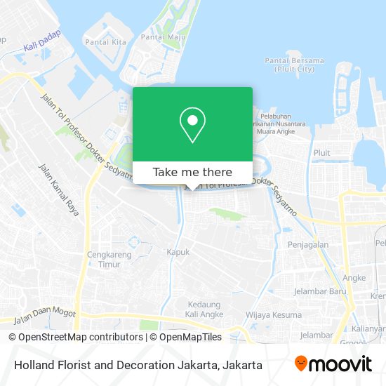 Holland Florist and Decoration Jakarta map