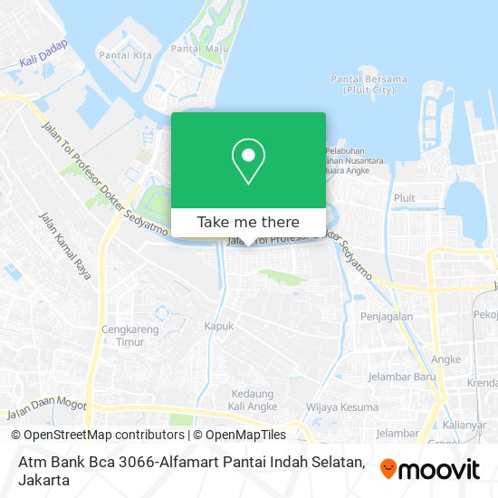 Atm Bank Bca 3066-Alfamart Pantai Indah Selatan map