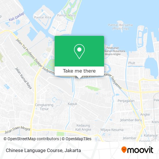 Chinese Language Course map