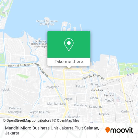 Mandiri Micro Business Unit Jakarta Pluit Selatan map
