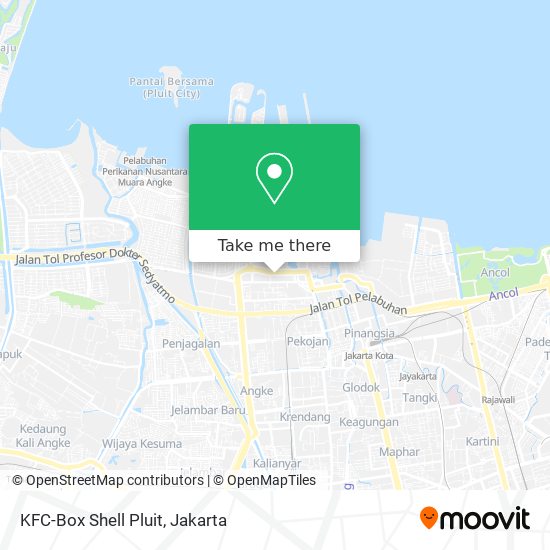 KFC-Box Shell Pluit map