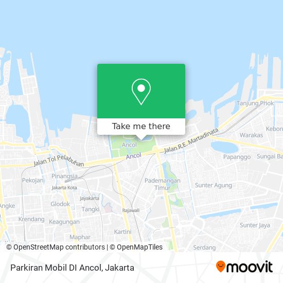 Parkiran Mobil DI Ancol map