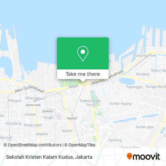 Sekolah Kristen Kalam Kudus map