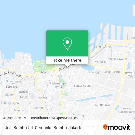 Jual Bambu Ud. Cempaka Bambu map