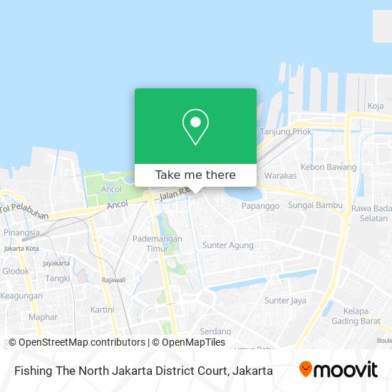 Fishing The North Jakarta District Court map