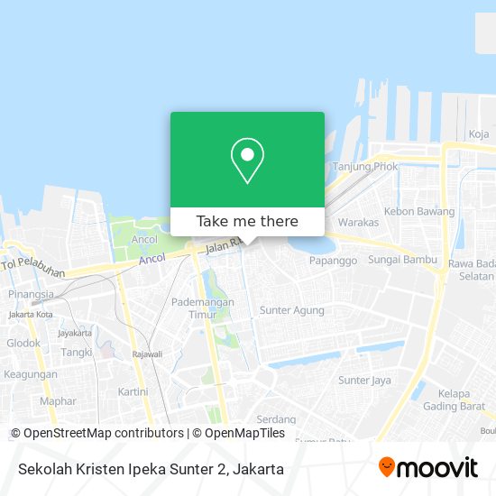 Sekolah Kristen Ipeka Sunter 2 map