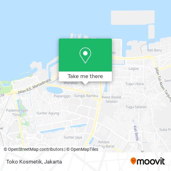 Toko Kosmetik map