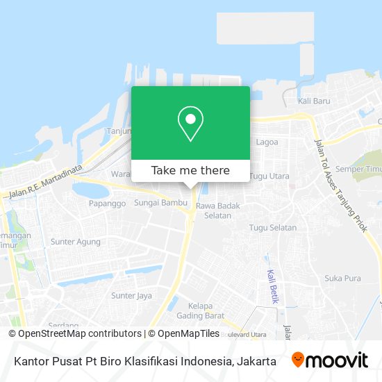 Kantor Pusat Pt Biro Klasifikasi Indonesia map