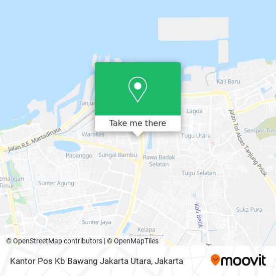 Kantor Pos Kb Bawang Jakarta Utara map