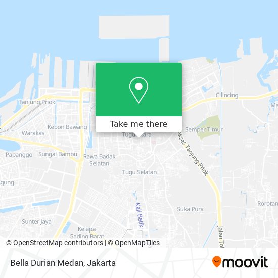 Bella Durian Medan map