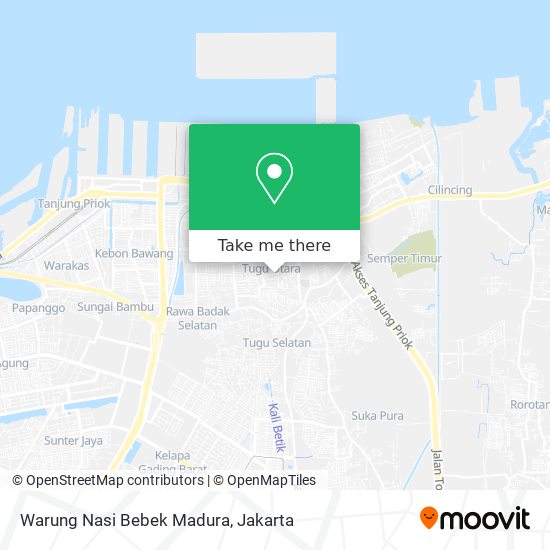 Warung Nasi Bebek Madura map