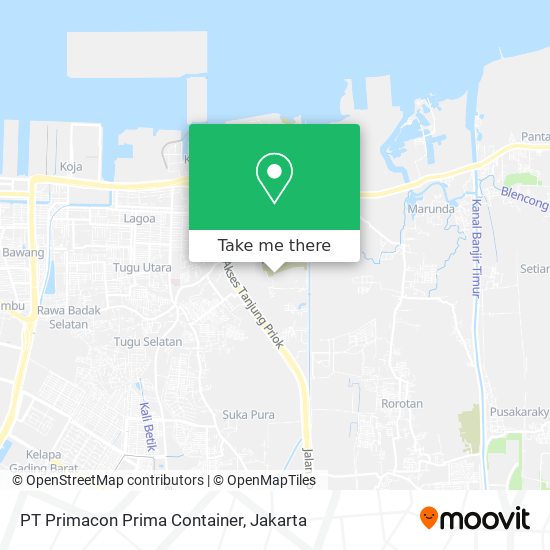 PT Primacon Prima Container map