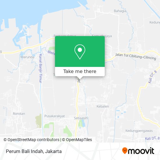 Perum Bali Indah map