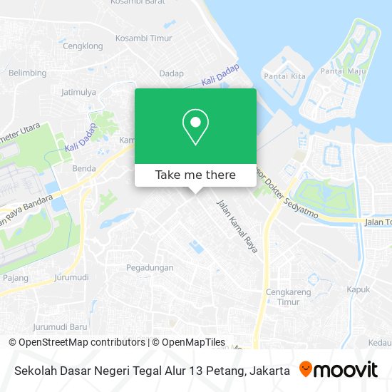 Sekolah Dasar Negeri Tegal Alur 13 Petang map