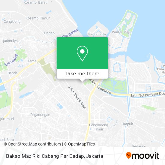 Bakso Maz Riki Cabang Psr Dadap map