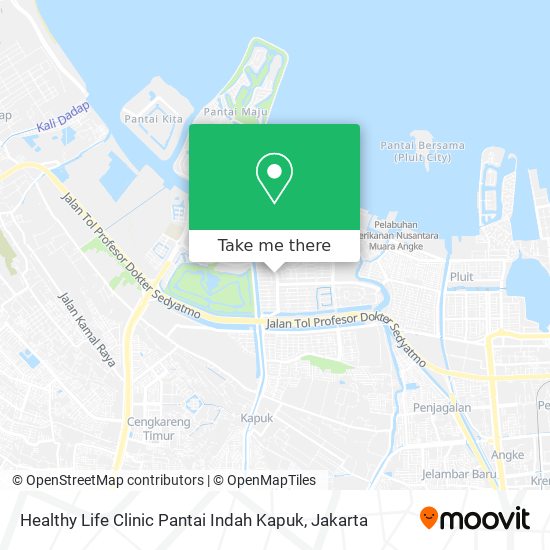 Healthy Life Clinic Pantai Indah Kapuk map