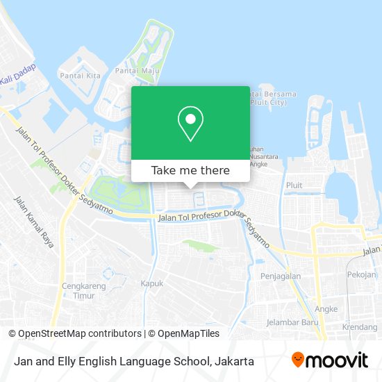 Jan and Elly English Language School map