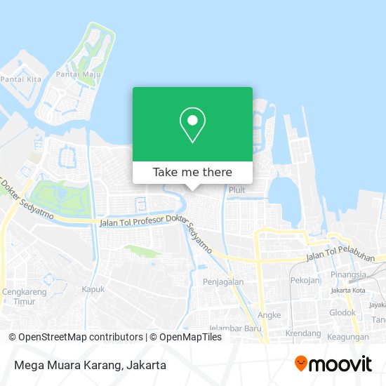 Mega Muara Karang map