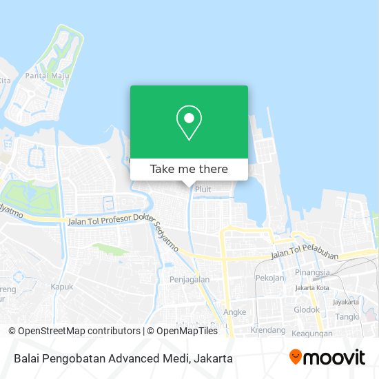 Balai Pengobatan Advanced Medi map