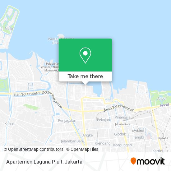 Apartemen Laguna Pluit map