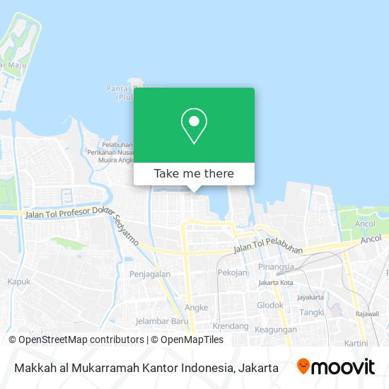 Makkah al Mukarramah Kantor Indonesia map