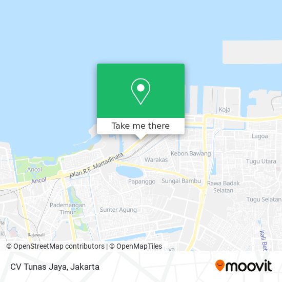 CV Tunas Jaya map