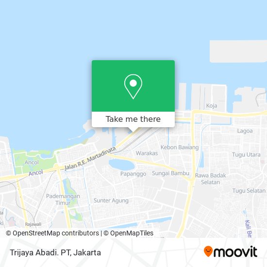 Trijaya Abadi. PT map