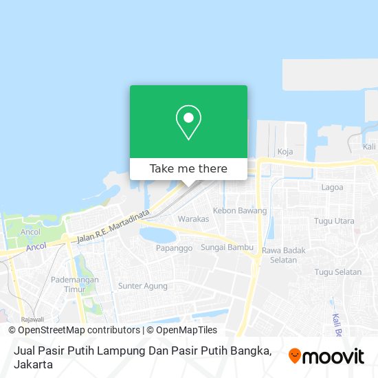 Jual Pasir Putih Lampung Dan Pasir Putih Bangka map