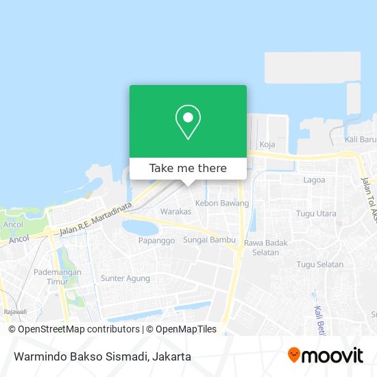 Warmindo Bakso Sismadi map