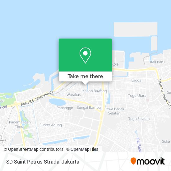 SD Saint Petrus Strada map