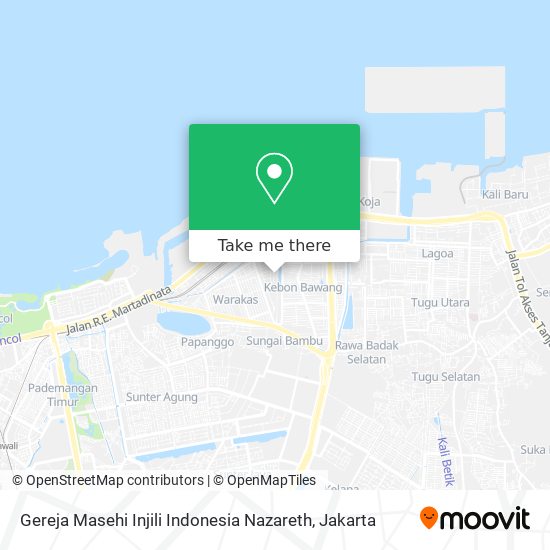Gereja Masehi Injili Indonesia Nazareth map