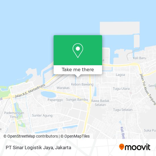 PT Sinar Logistik Jaya map