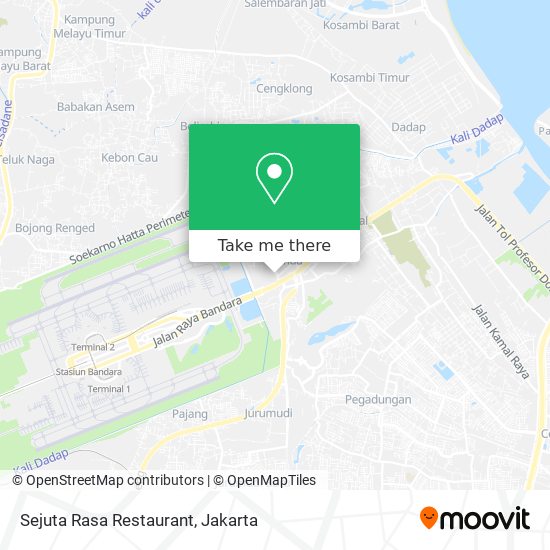 Sejuta Rasa Restaurant map