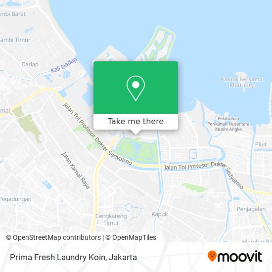 Prima Fresh Laundry Koin map