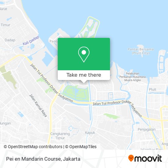 Pei en Mandarin Course map