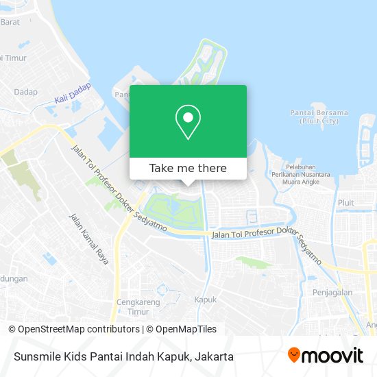 Sunsmile Kids Pantai Indah Kapuk map