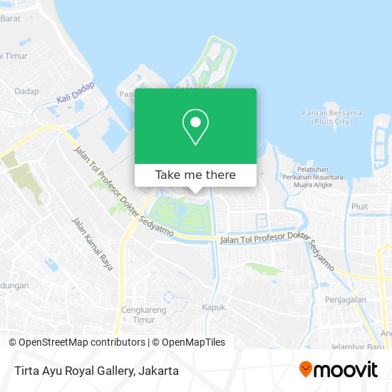 Tirta Ayu Royal Gallery map