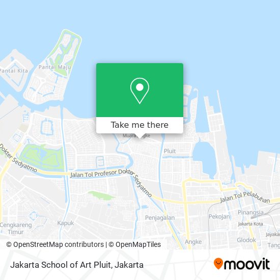 Jakarta School of Art Pluit map