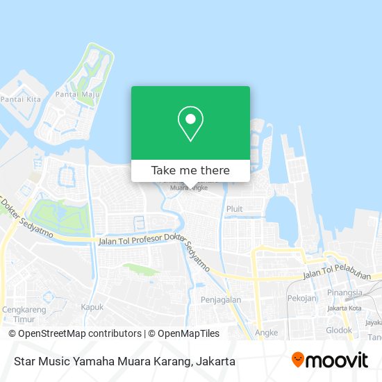 Star Music Yamaha Muara Karang map