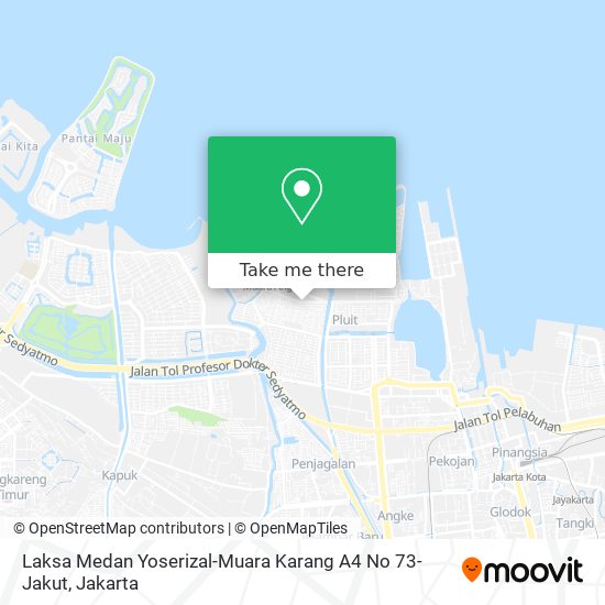 Laksa Medan Yoserizal-Muara Karang A4 No 73-Jakut map