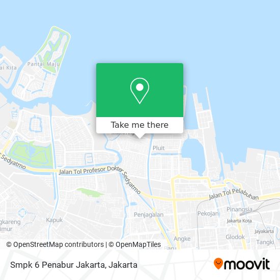 Smpk 6 Penabur Jakarta map