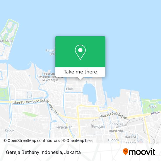 Gereja Bethany Indonesia map