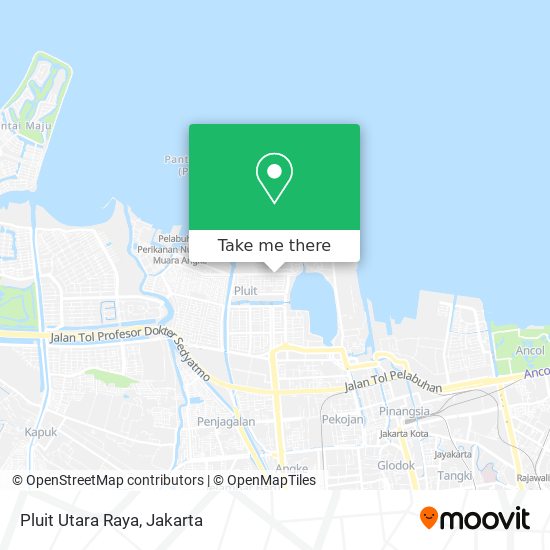 Pluit Utara Raya map