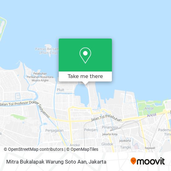 Mitra Bukalapak Warung Soto Aan map