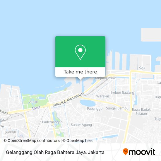 Gelanggang Olah Raga Bahtera Jaya map