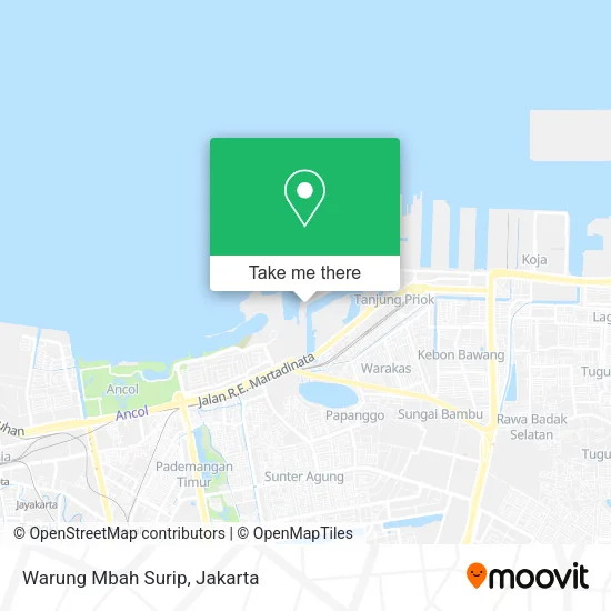 Warung Mbah Surip map