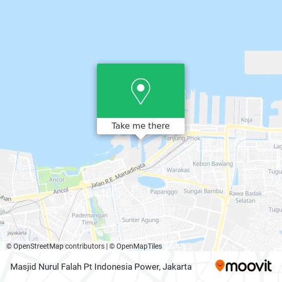 Masjid Nurul Falah Pt Indonesia Power map