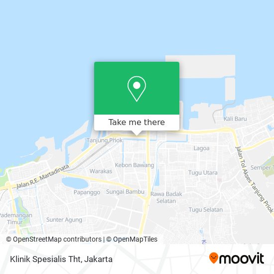 Klinik Spesialis Tht map