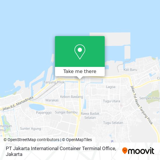 PT Jakarta International Container Terminal Office map