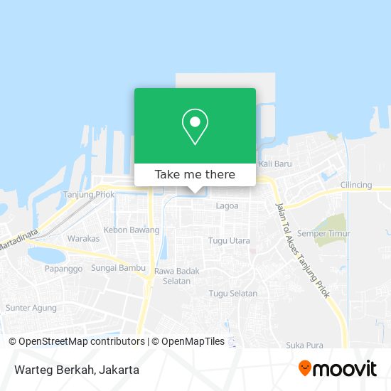 Warteg Berkah map